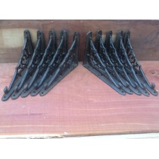 10 Frontie Shelf Brace Shelf Bracket Corbel Cast Iron Rustic Gardn FREE SHIPPING   202080504948